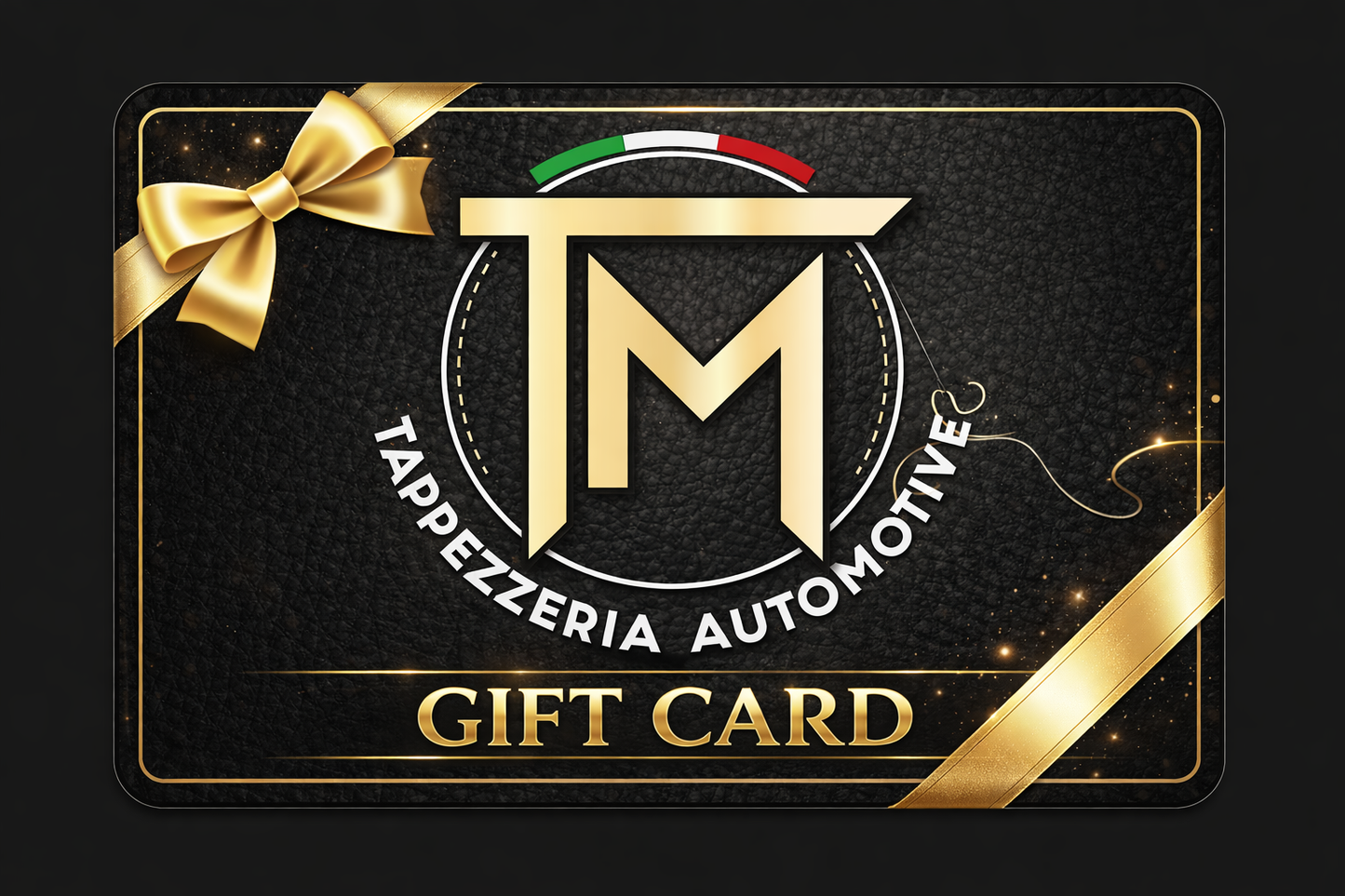 Buono Regalo TM Tappezzeria – Personalizza l’auto come vuoi